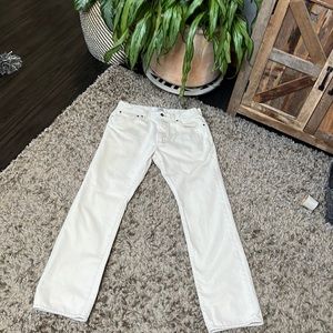 Vintage JCrew 33 30 cream jeans perfect condition